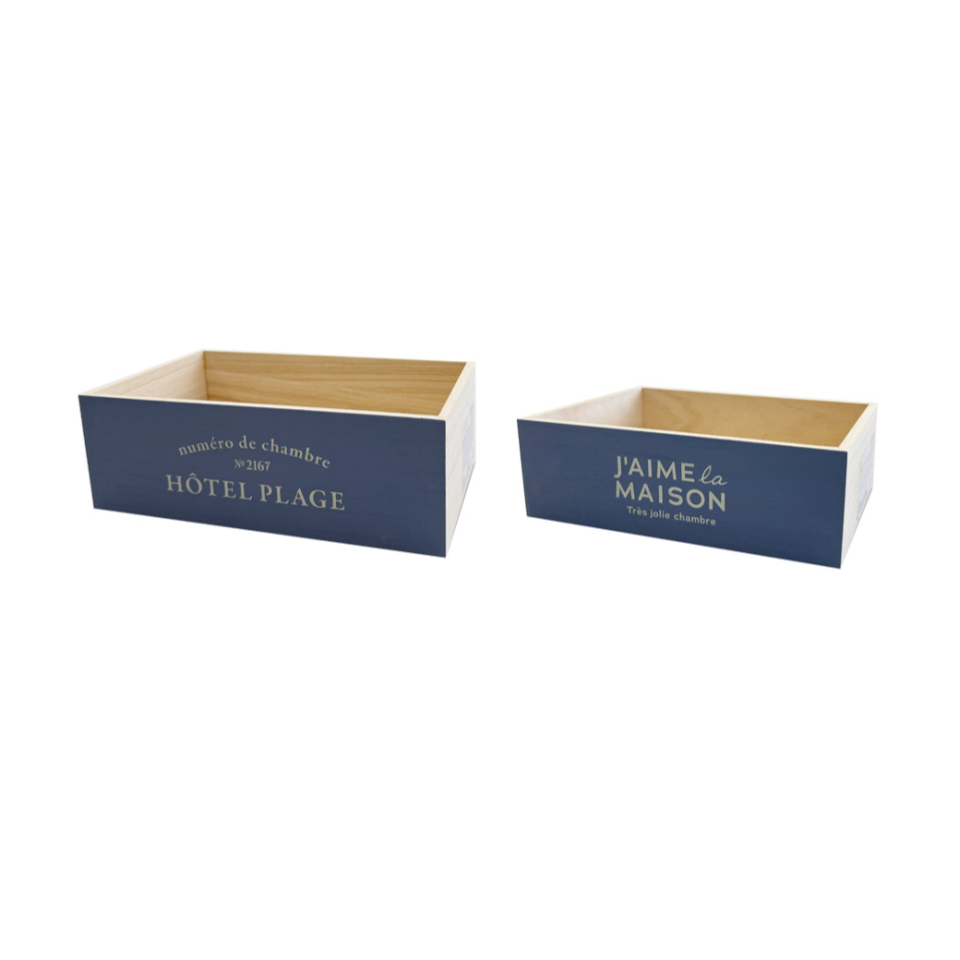 Wooden Box French B-