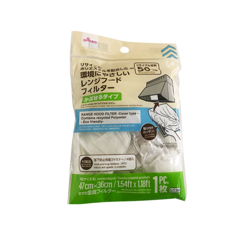 Recycled Polyester Range Hood Filter Cover Type