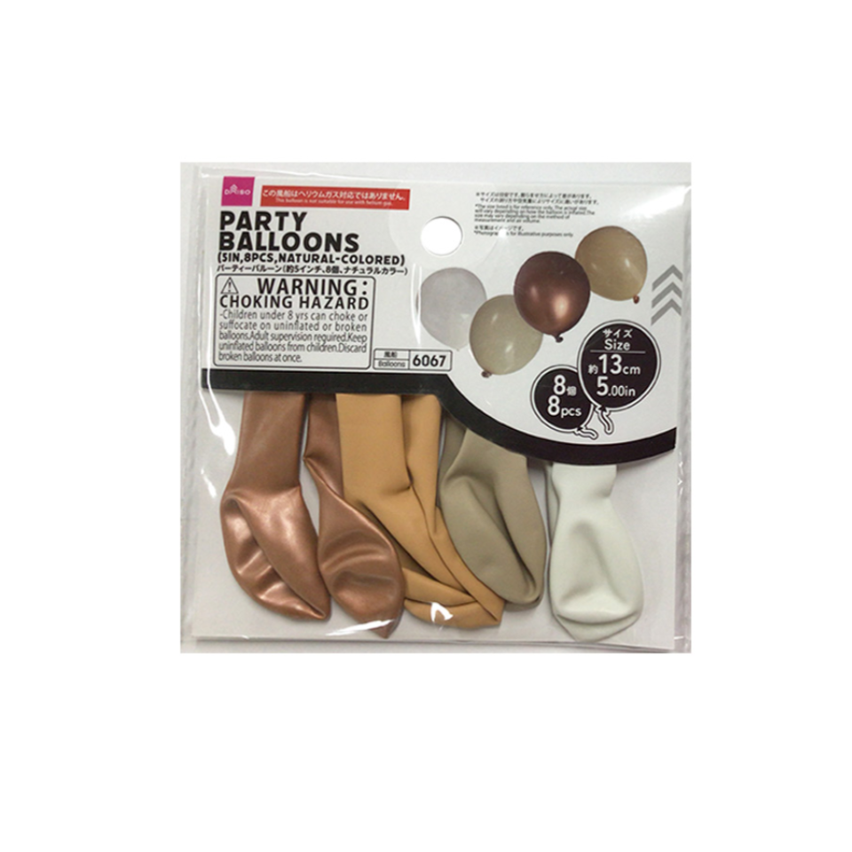 Party Balloons Natural Color 15in