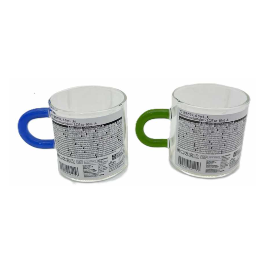 Mug Heat Resistant Glass A 60ml