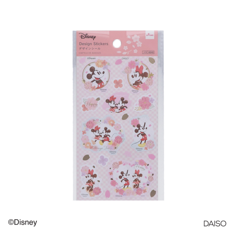 Design Stickers Cherry Blossom CG Mickey and Minnie