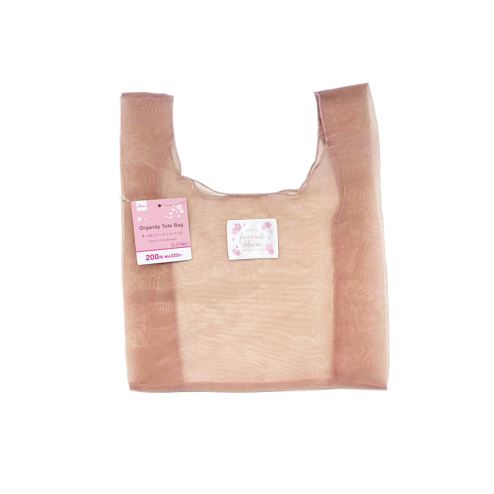 Organdy Tote Bag Cherry Blossom