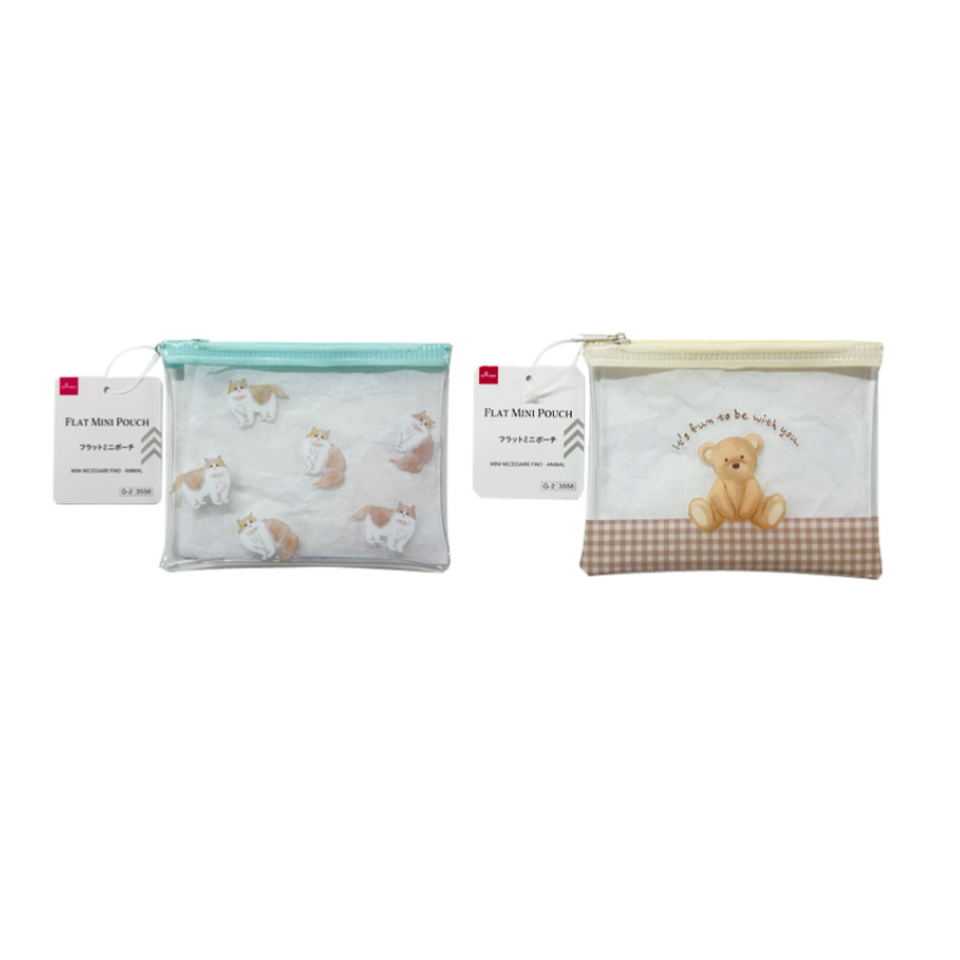 Flat Mini Pouch Animal