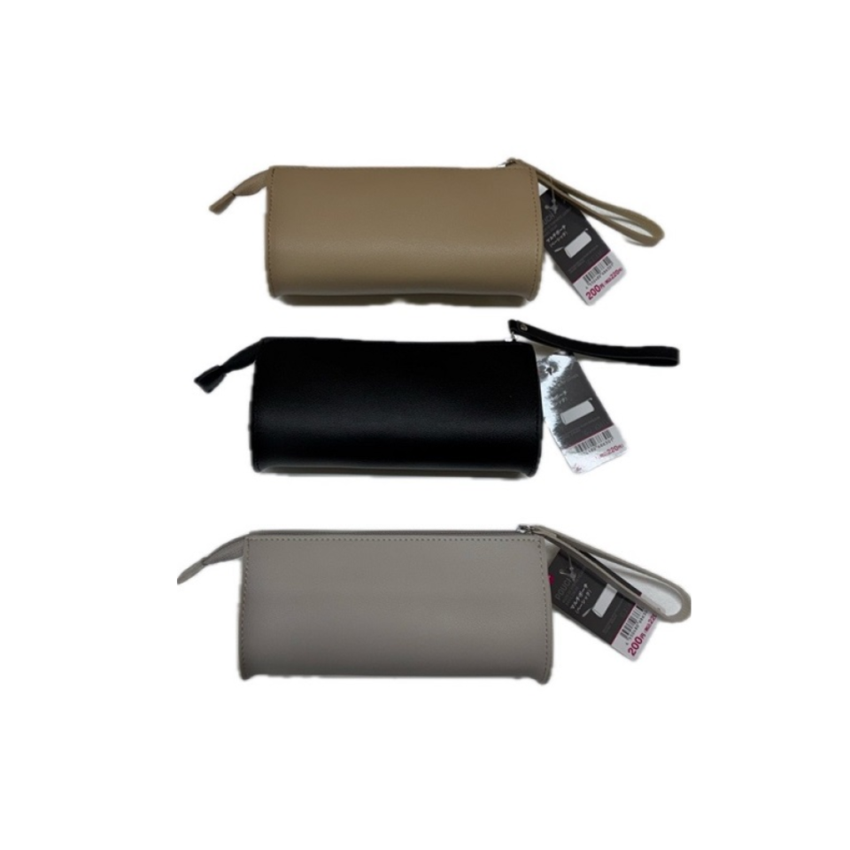 Synthetic Leather Pouch Basic Color