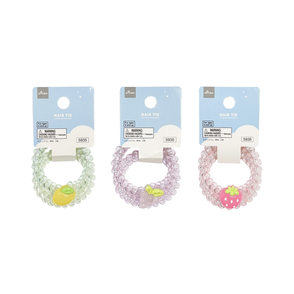 Spring Hair Tie Fruit