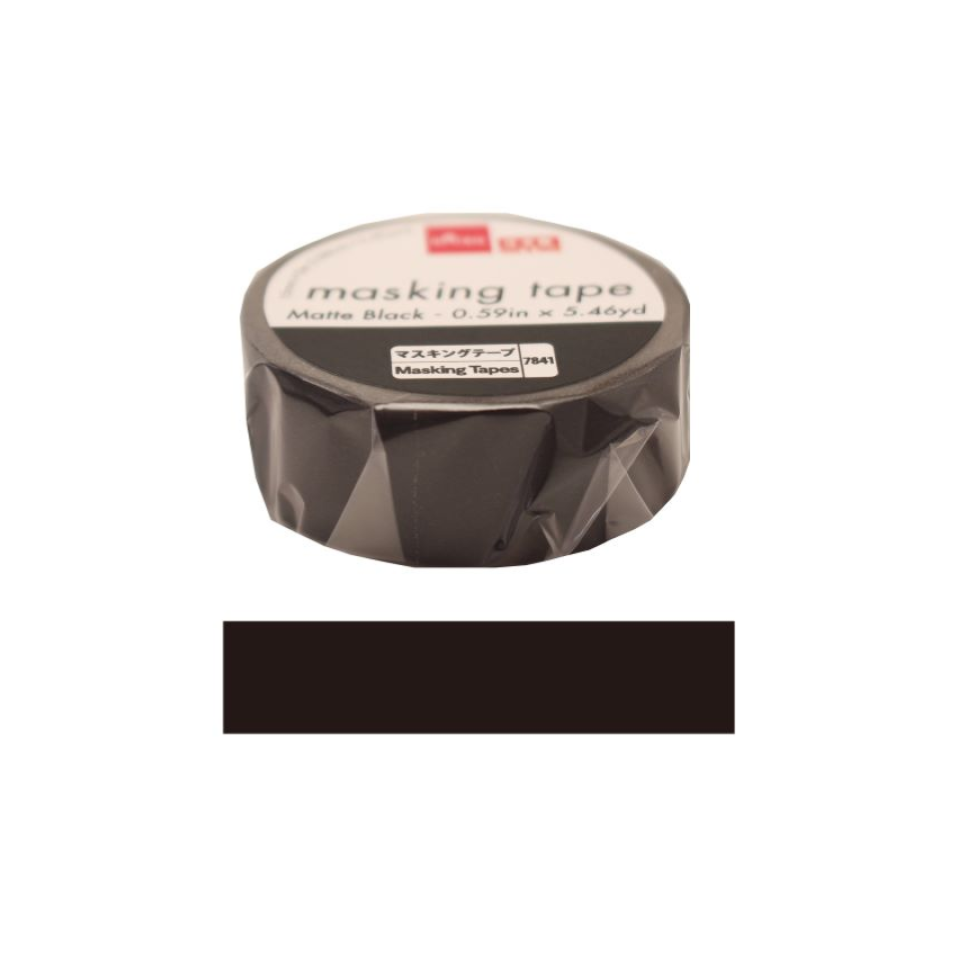 Masking Tape Matte Black 0.59in x 5.46yd
