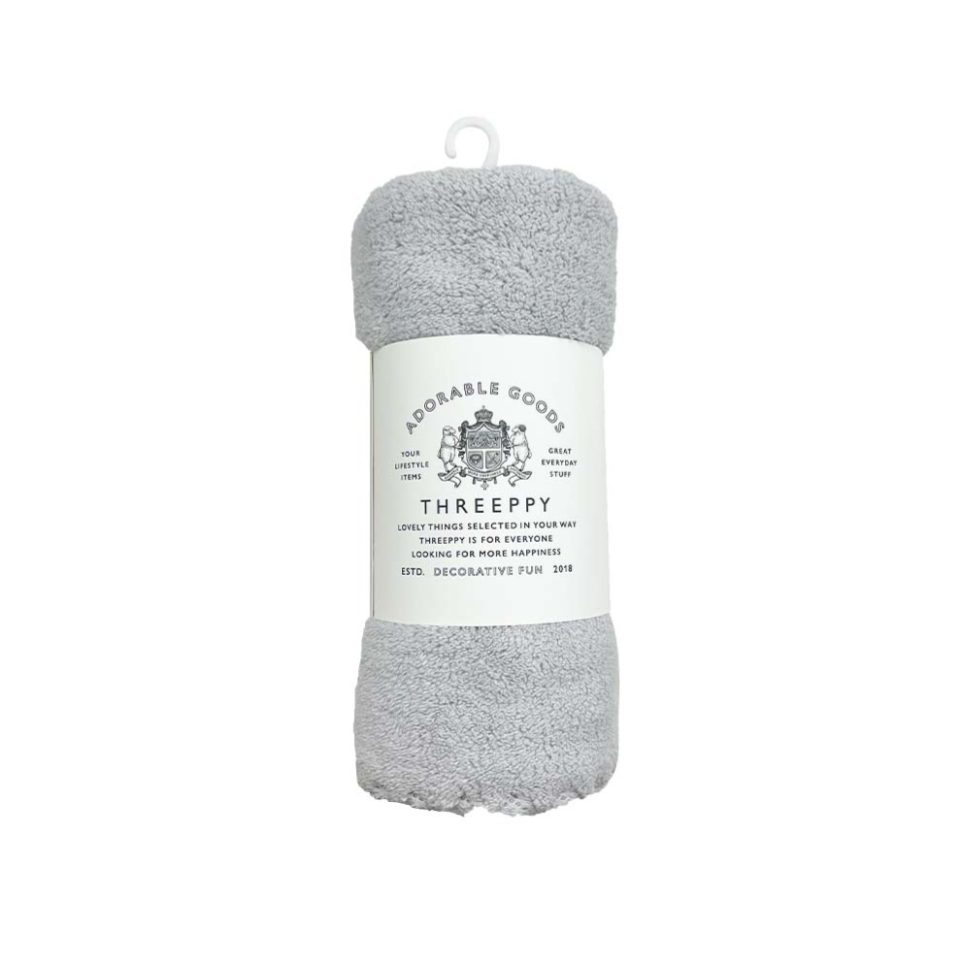 Face Towel Microfiber Grey