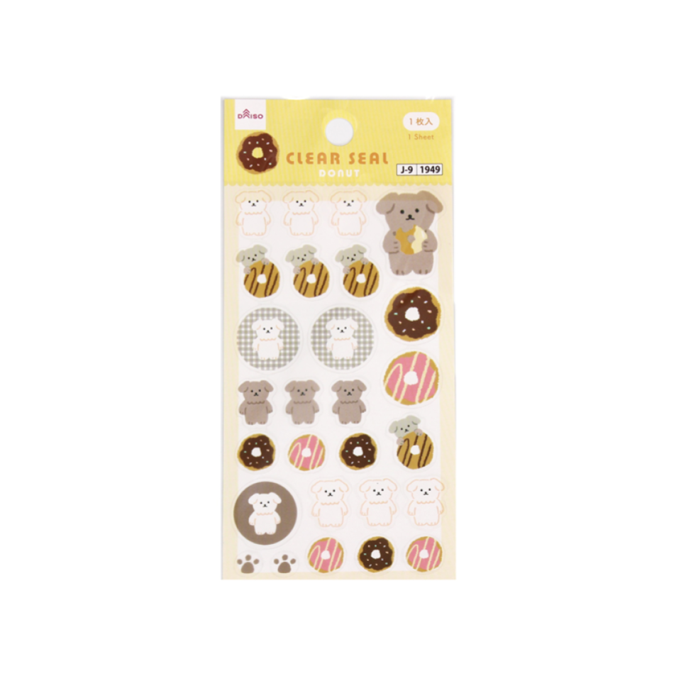 Clear Seal Sweet Animals Dog