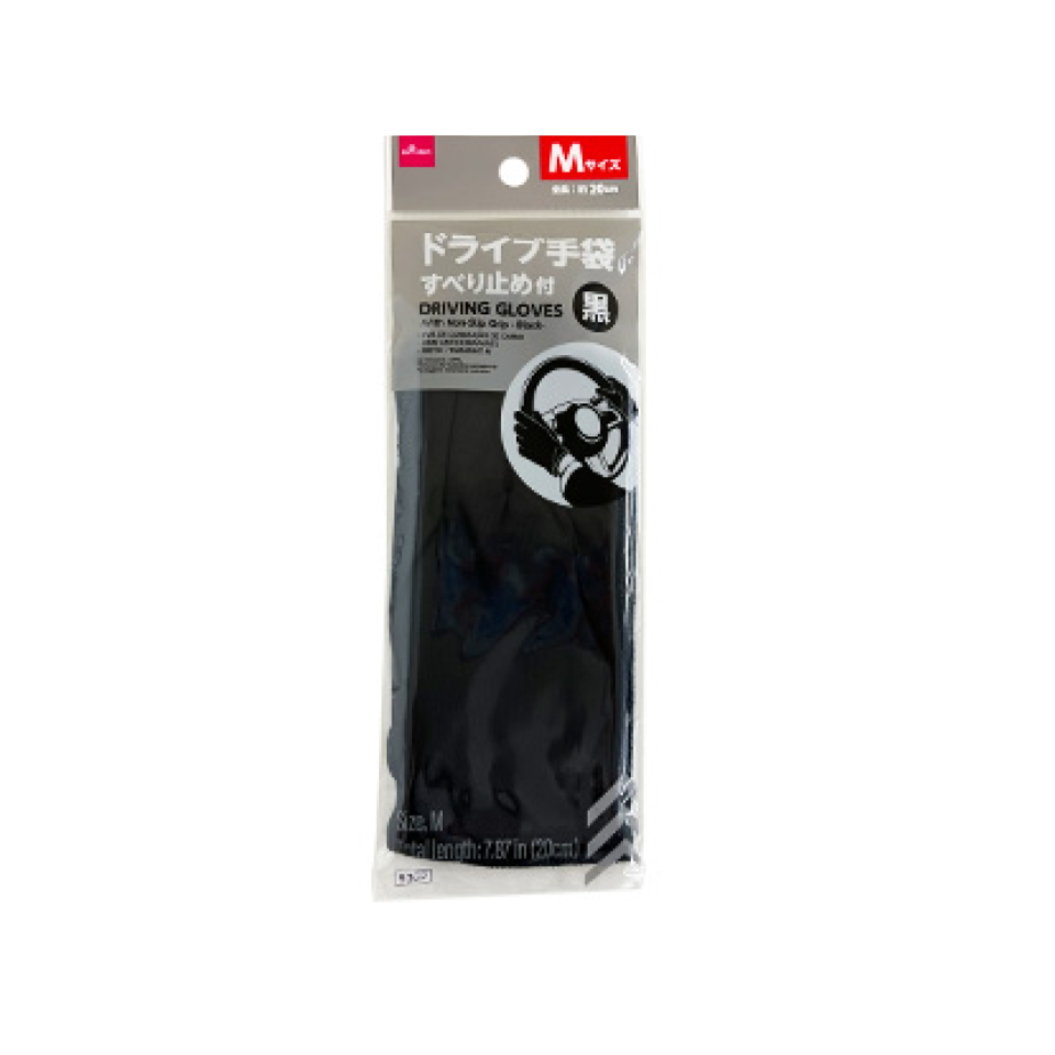 Driving Gloves with Non Slip Grip Black M