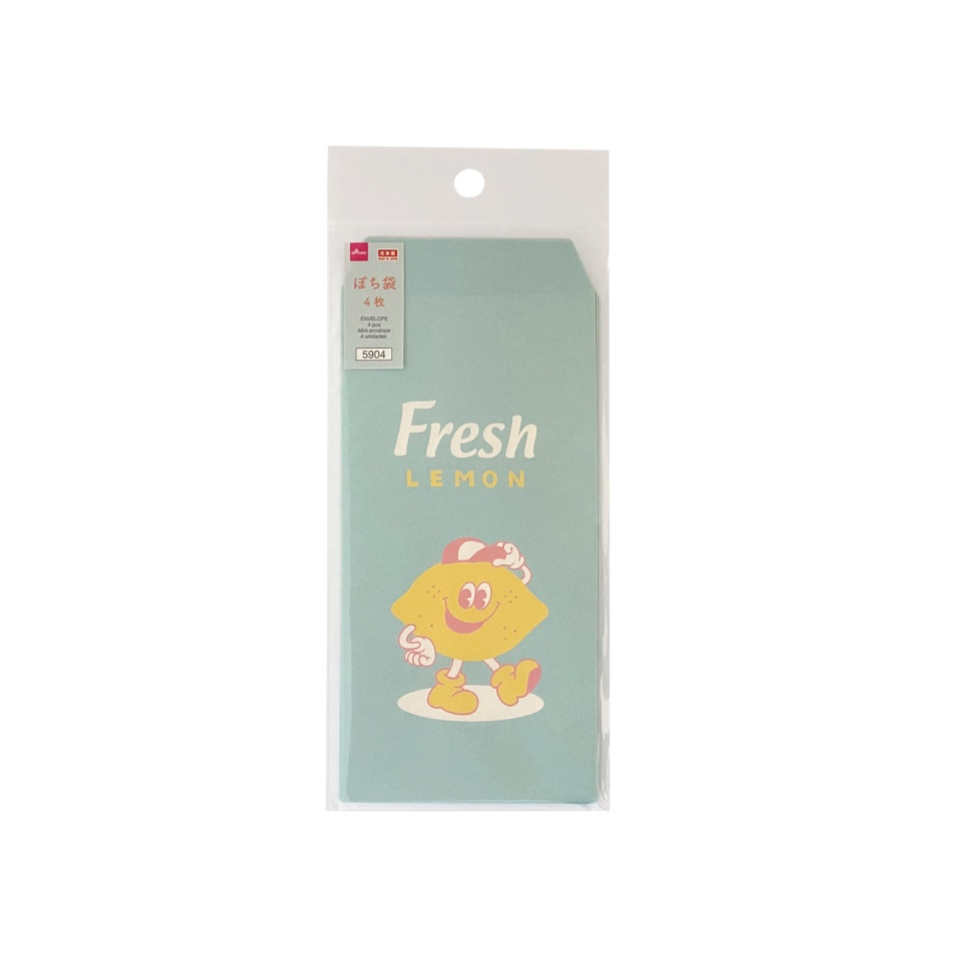 Envelope Long Style Summer Design Fresh Lemon