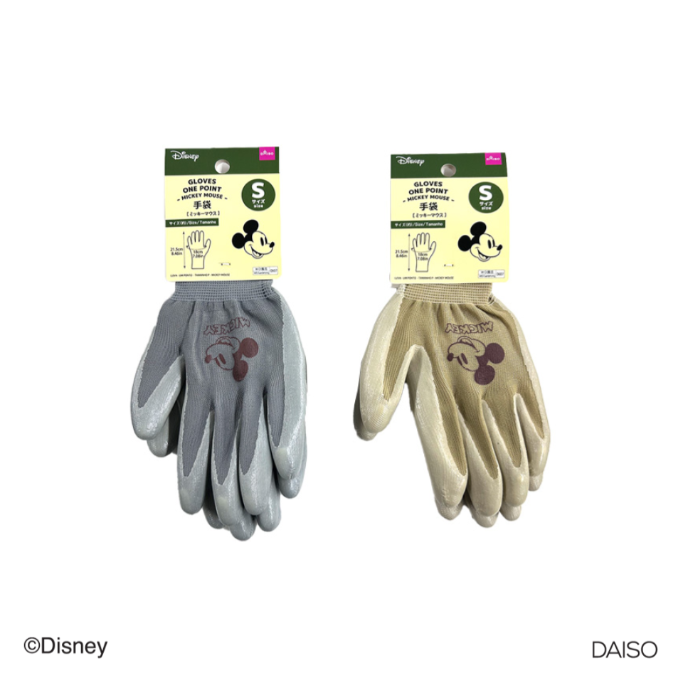 Gloves One Point S Mickey Mouse S