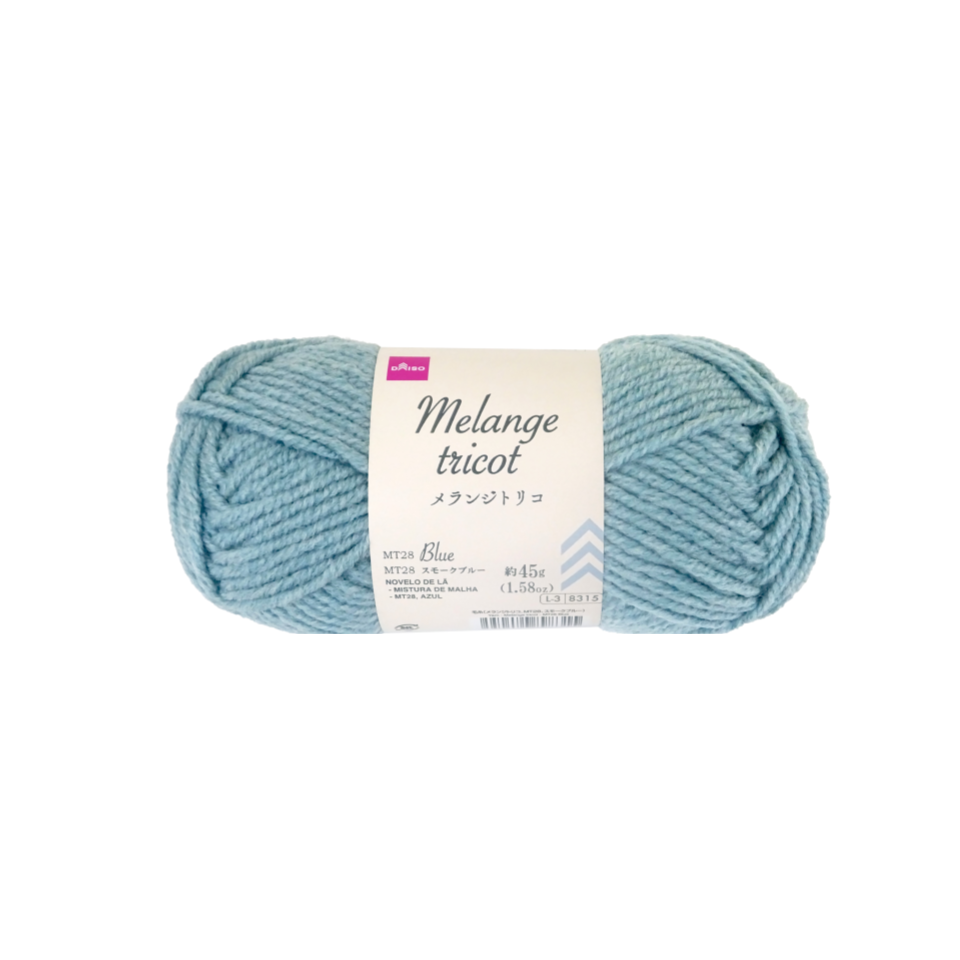 Yarn Melange Tricot Blue