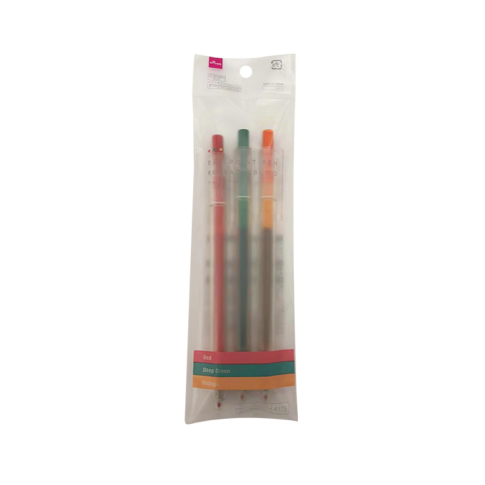Gel Ink Ballpoint Pen Retractable D