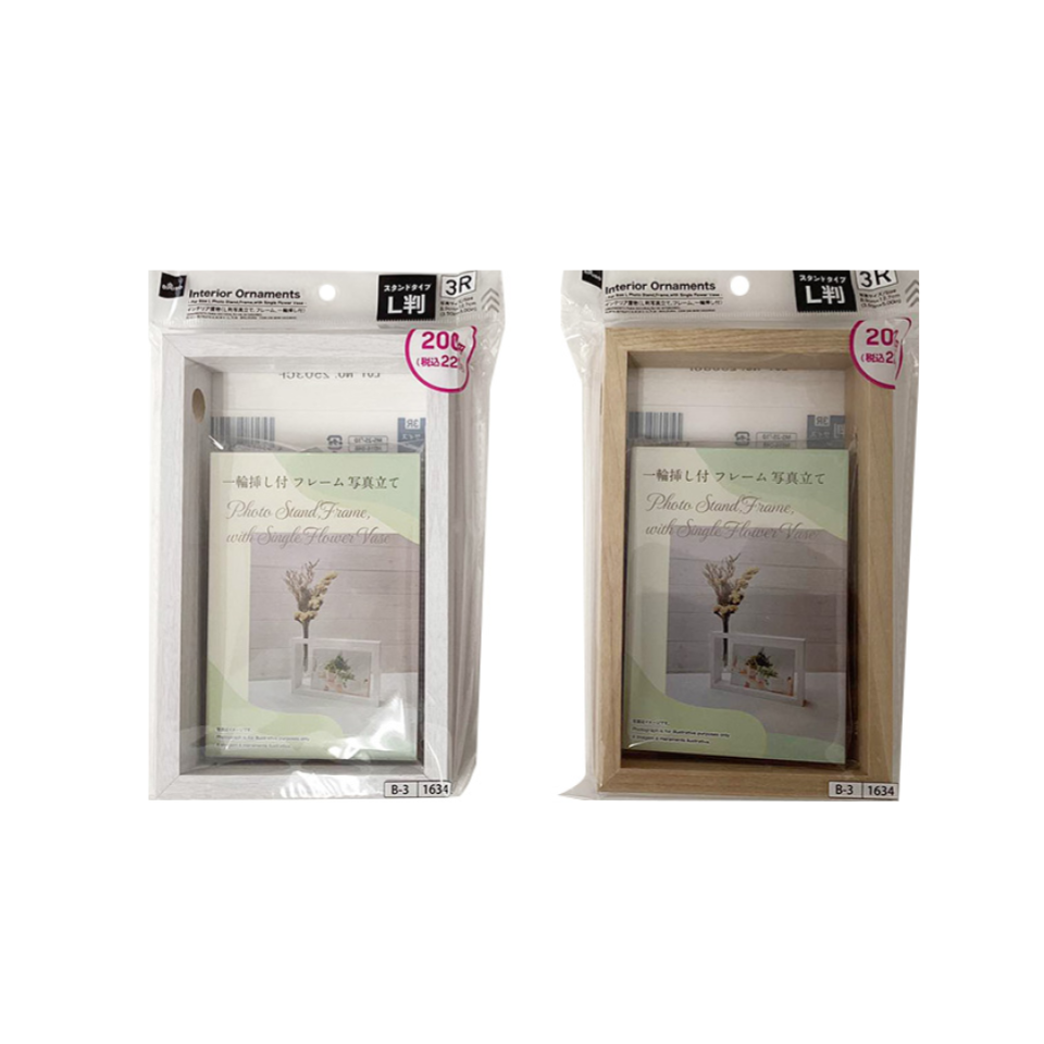 Interior Ornaments for Size L Photo Stand Frame with Single Flower Vase