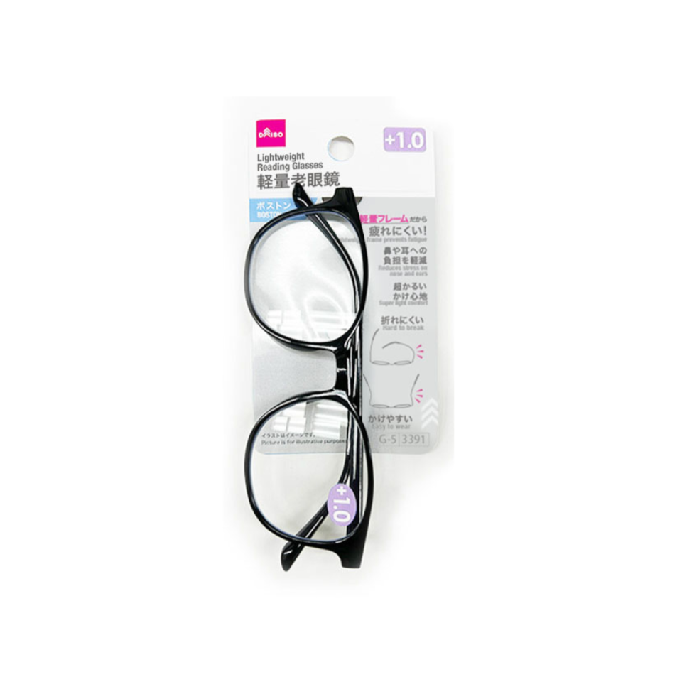 Lightweight Plastic Reading Glasses Boston 1.0