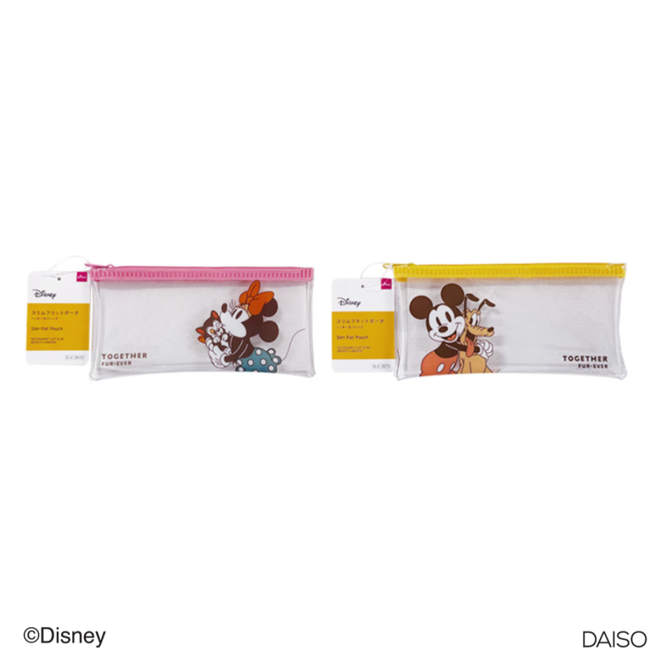Slim Flat Pouch Mickey and Friends
