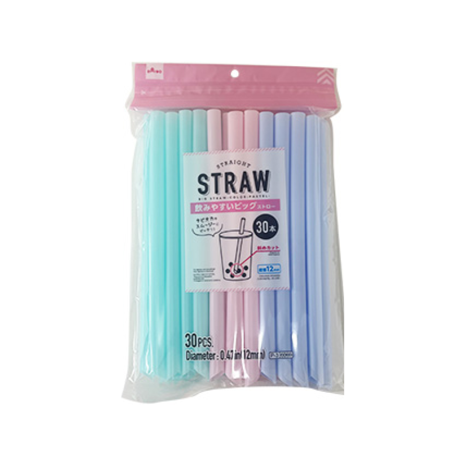 Big Straw Pastel 30pcs