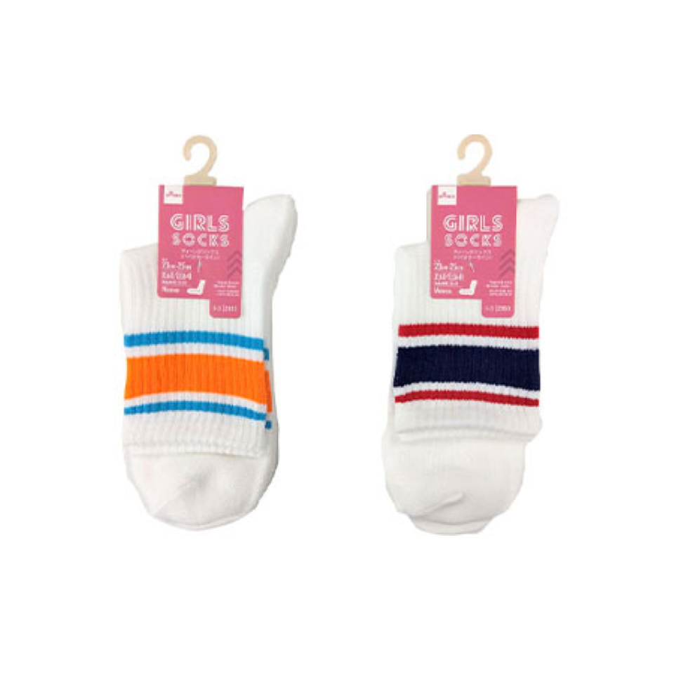 Teens Socks Bicolor Lines