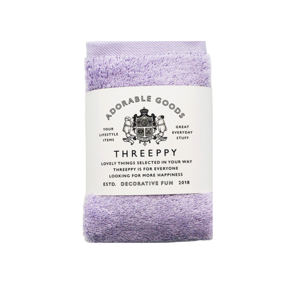 Soft Volumy Face Towel Purple