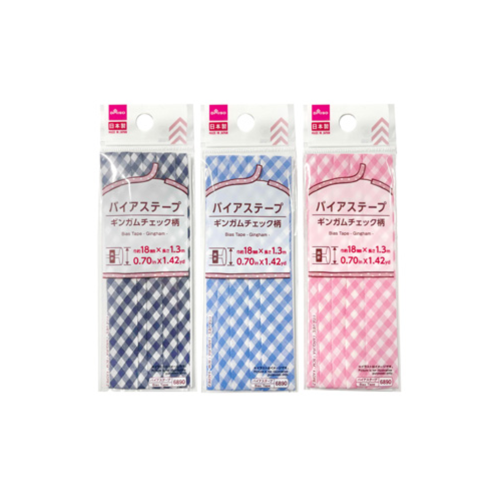 Bias Tape 18mm Gingham
