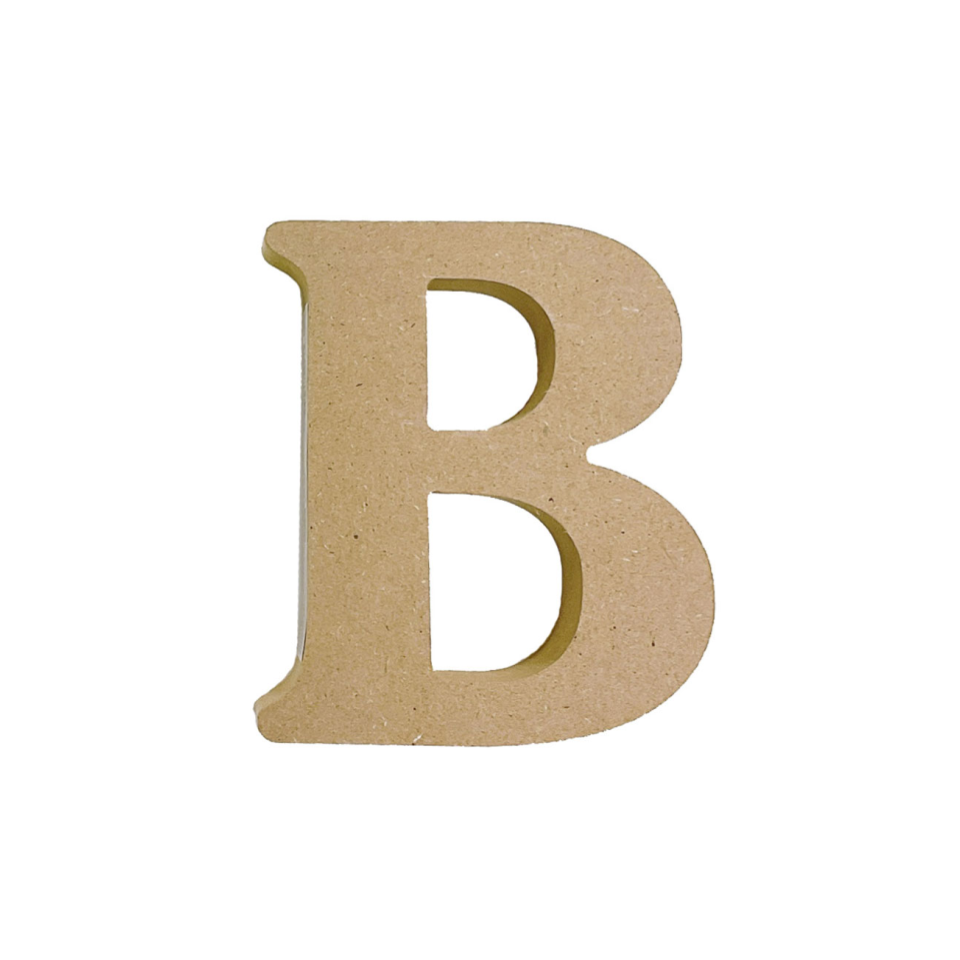MDF Alphabet B