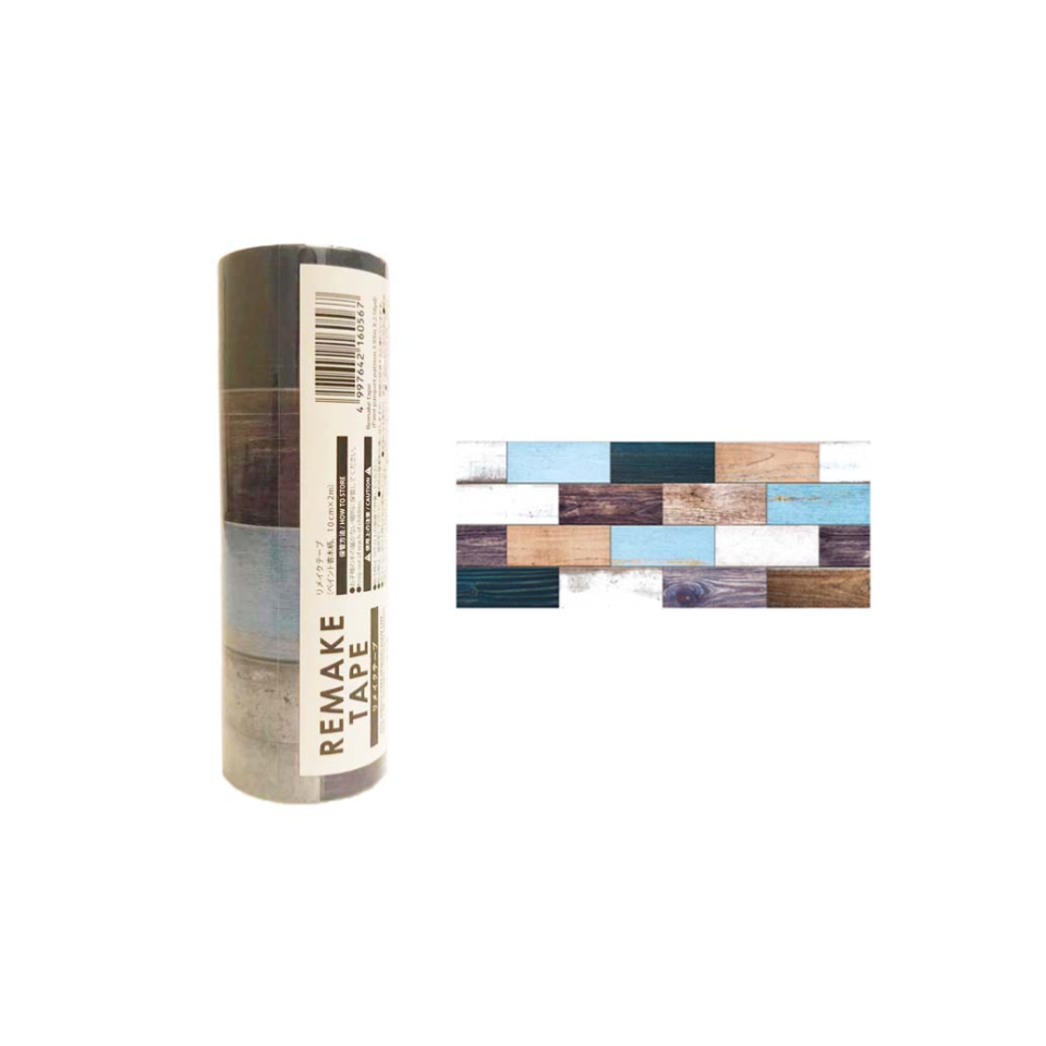 Remake Tape Paint Parquet Pattern 3.93in x 2.18yd