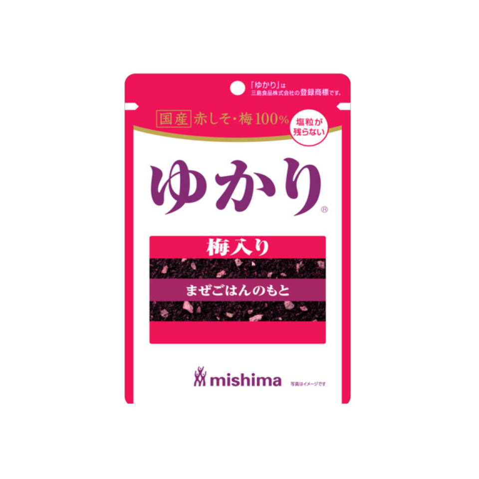 Mishima Foods Yukari Plum Filled with Domestic Red Perilla and Plums 14g