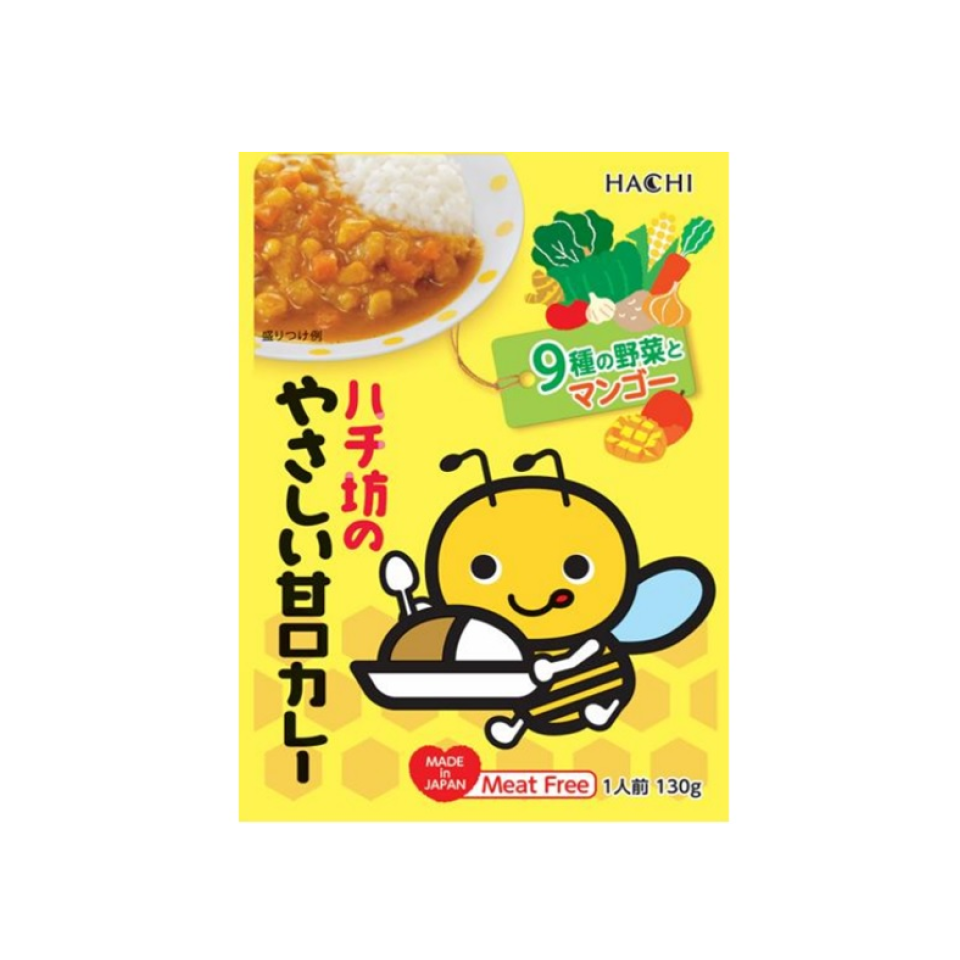Hachi Foods Hachibo's Mild Sweet Curry 130g
