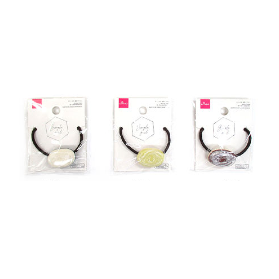 Ponytail Holder Deformed Acrylic