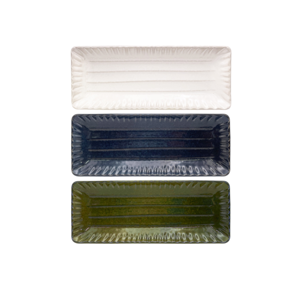 Ridge Line Rectangle Plate