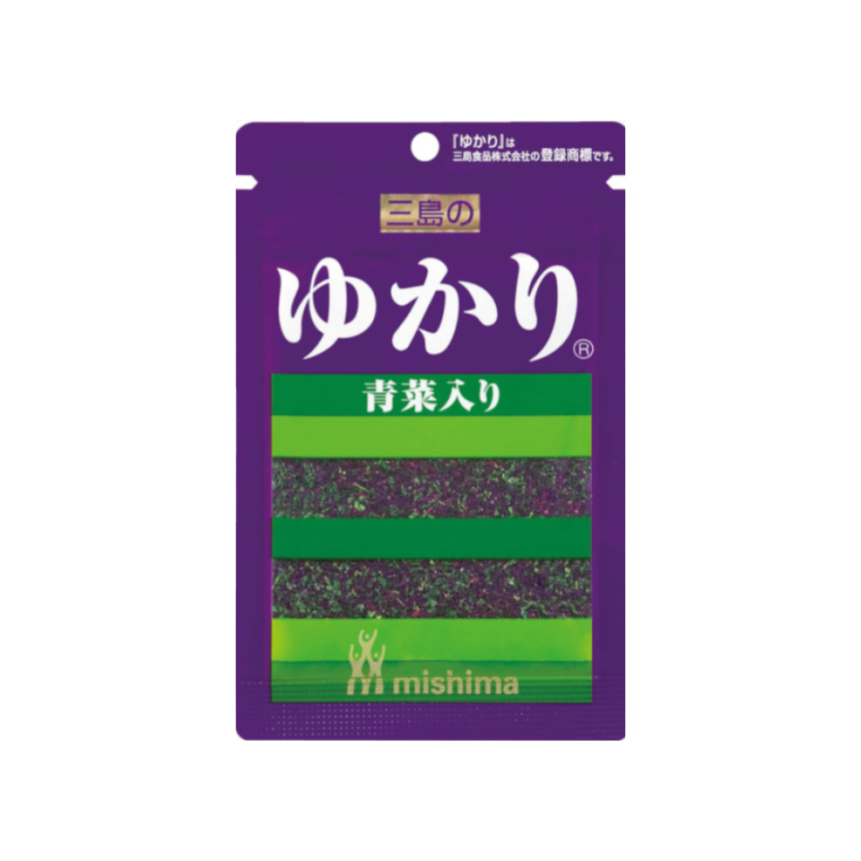 Mishima Foods Yukari Seasoned Rice Seasoning with Green Vegetables 18g