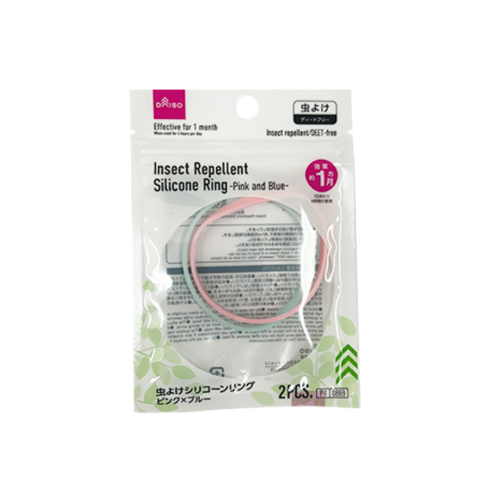 Insect Repellent Silicone Ring Pink and Blue – DAISO SINGAPORE