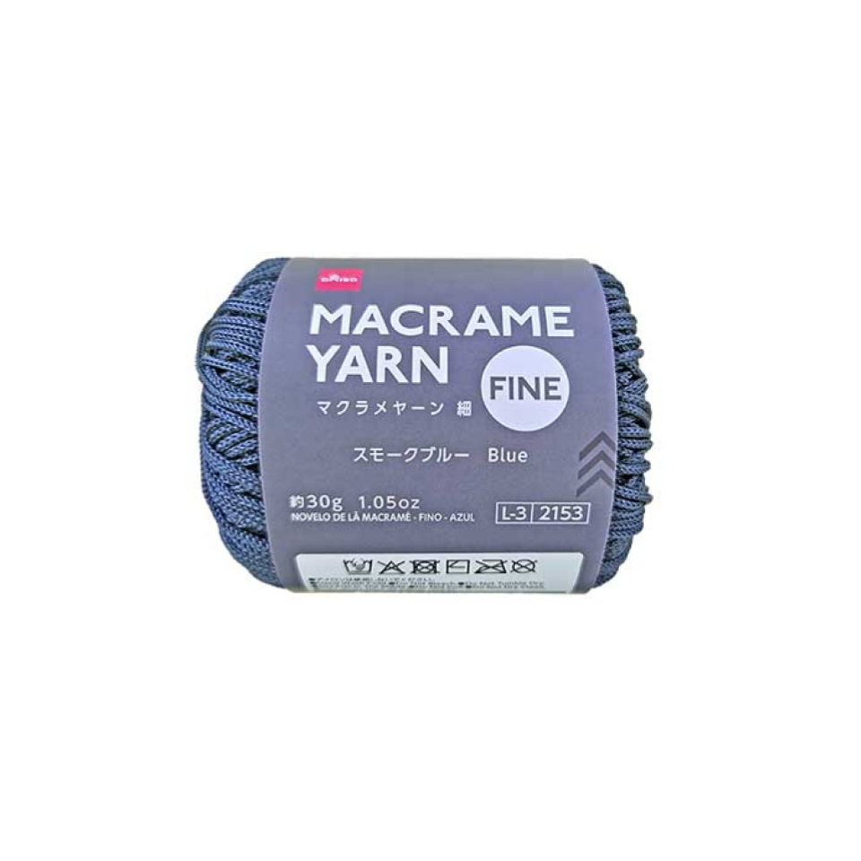 Macrame Yarn Fine Blue