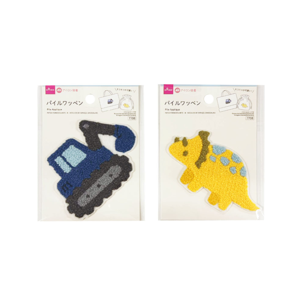 Pile Applique B Working Vehicles/Dinosaur