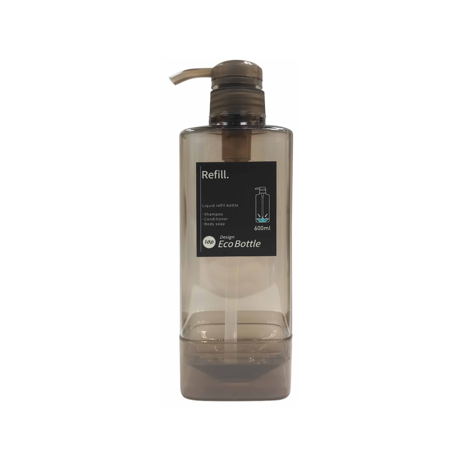 1DP Liquid Refill Bottle 600ml Square Amber