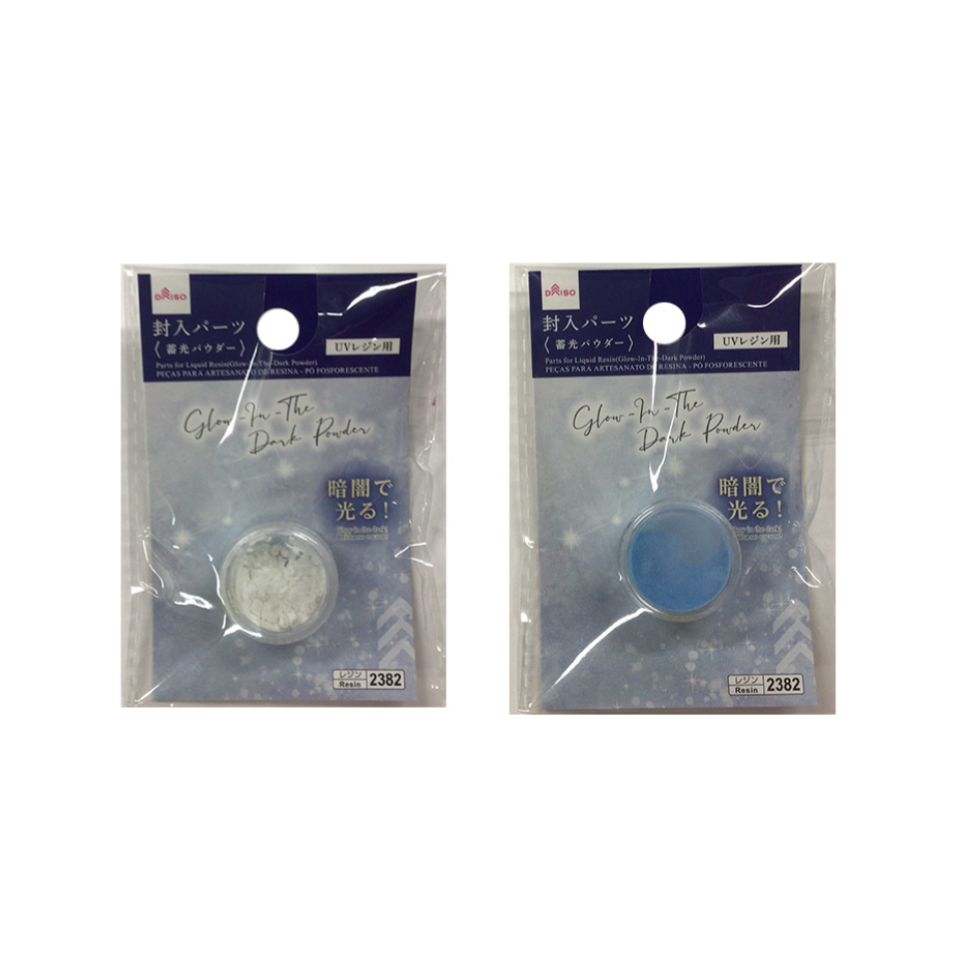 Parts for Liquid Resin Glow-In-The-Dark Powder
