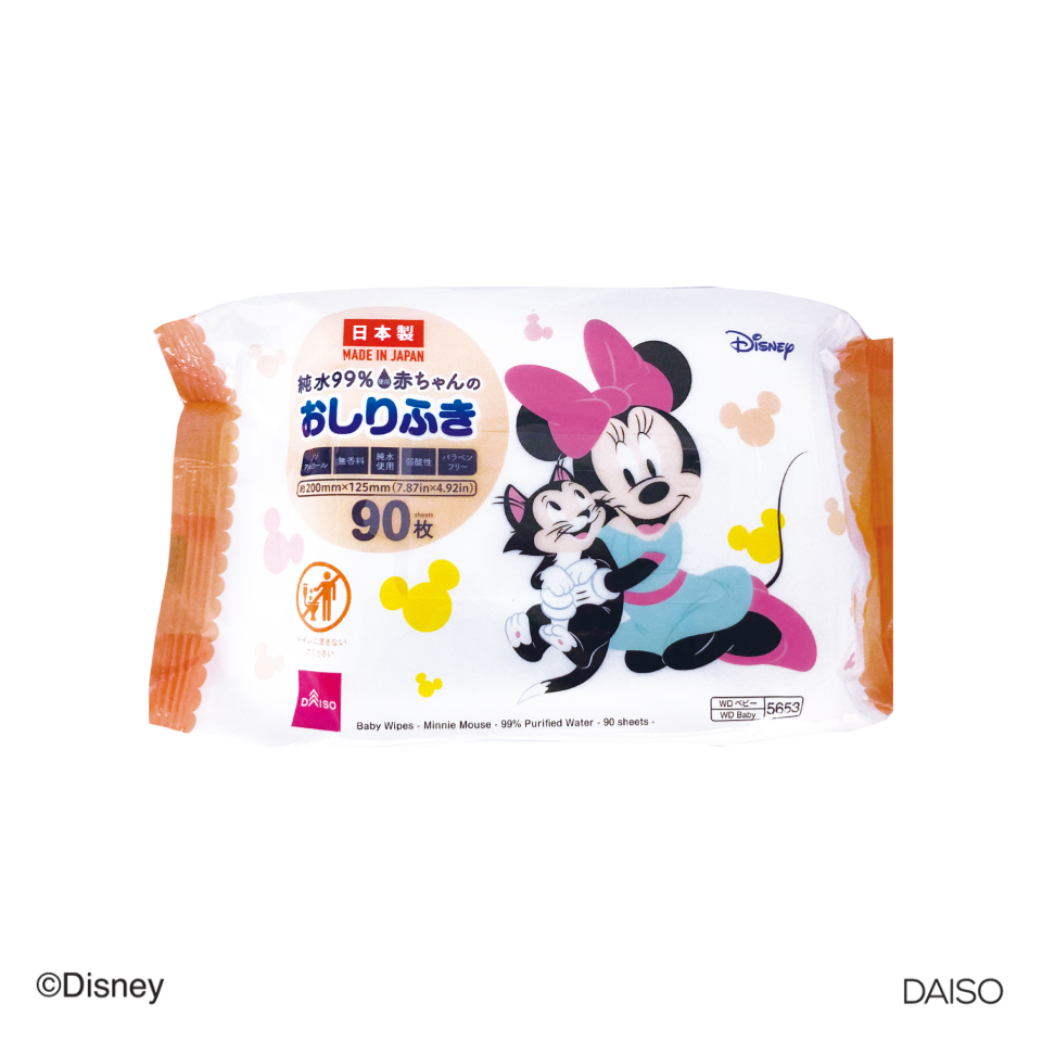 Baby Wipes Minnie Mouse 99% Purified Water