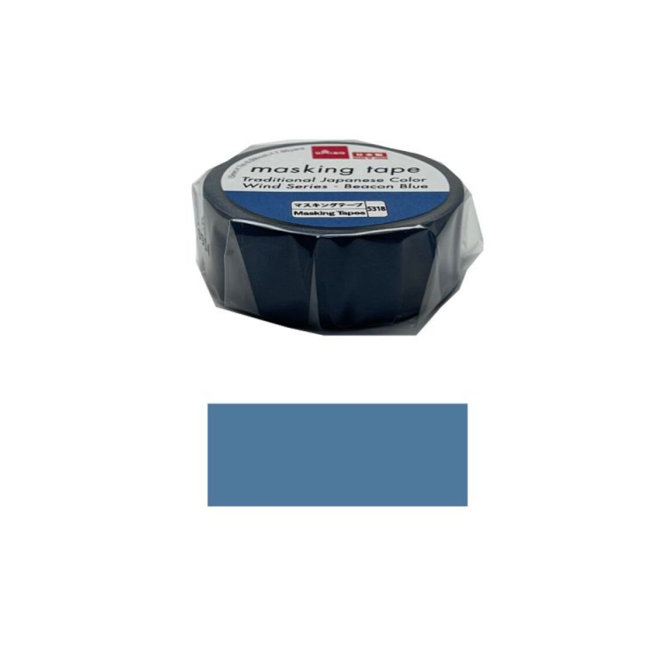 Masking Tape Traditional Japanese Color Wind Series Beacon Blue