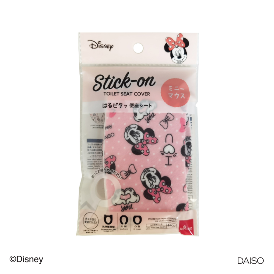 Stick-On Toilet Seat Cover Minnie Mouse