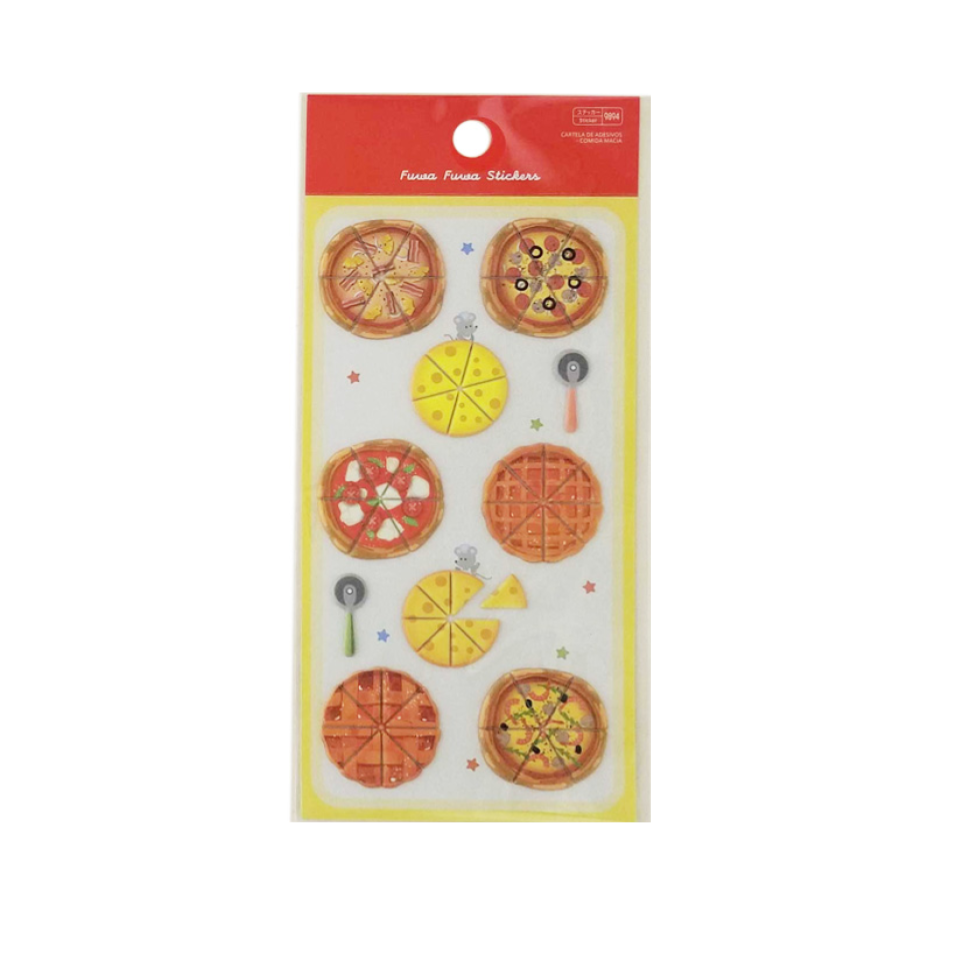 Sticker Sheet Fluffy Food