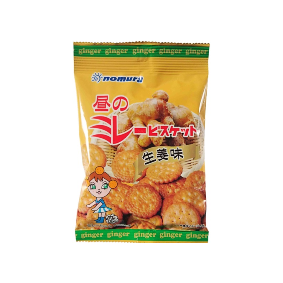 Nomura Senbei Millet Biscuits Ginger Flavor 70g