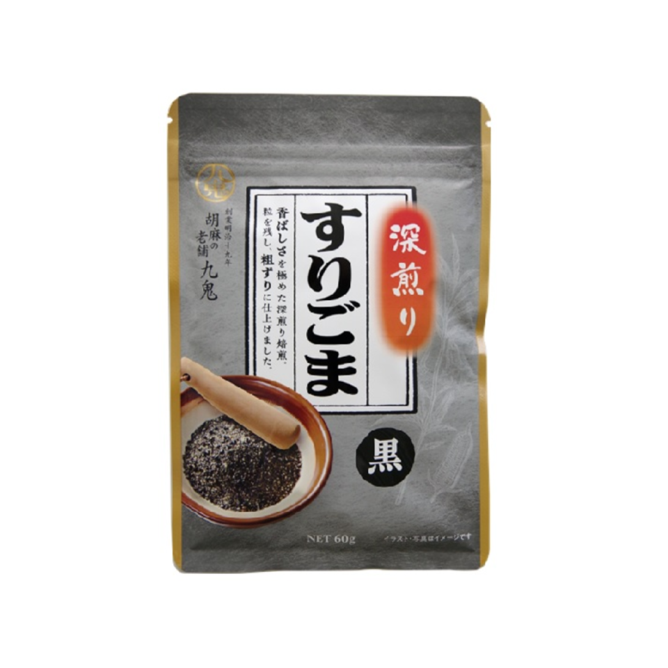 Kuki Deep Roasted Ground Black Sesame Seeds 60g