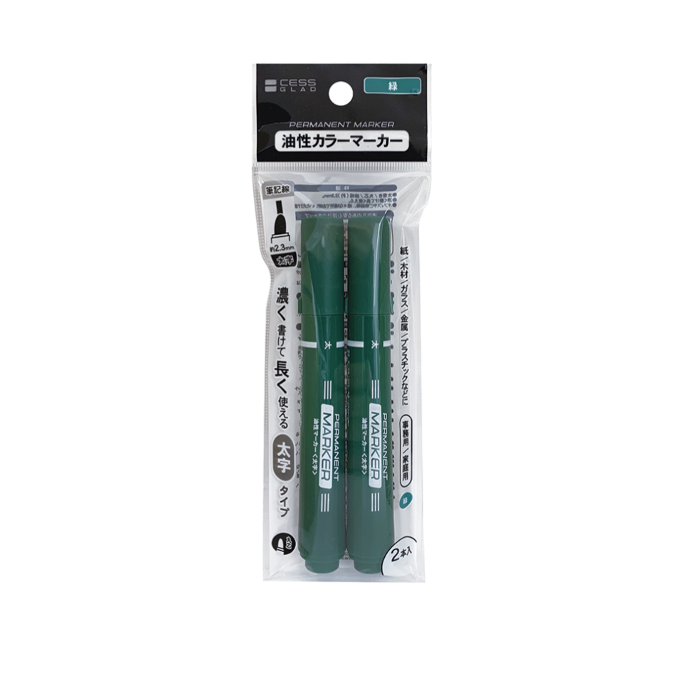 Oil Based Marker Thick Green