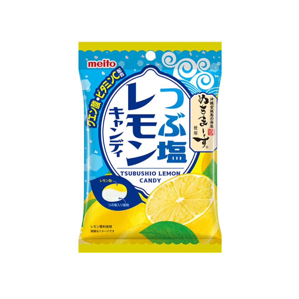 Meito Crushed Salt Lemon Candy 47g