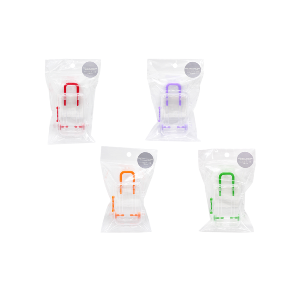 Mini Carry Accessory Case Type Red/Purple/Orange/Green