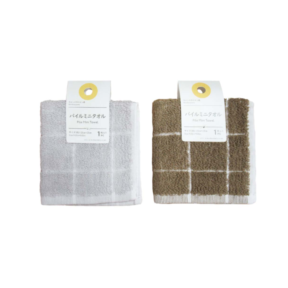 Pile Mini Towel Window Pane