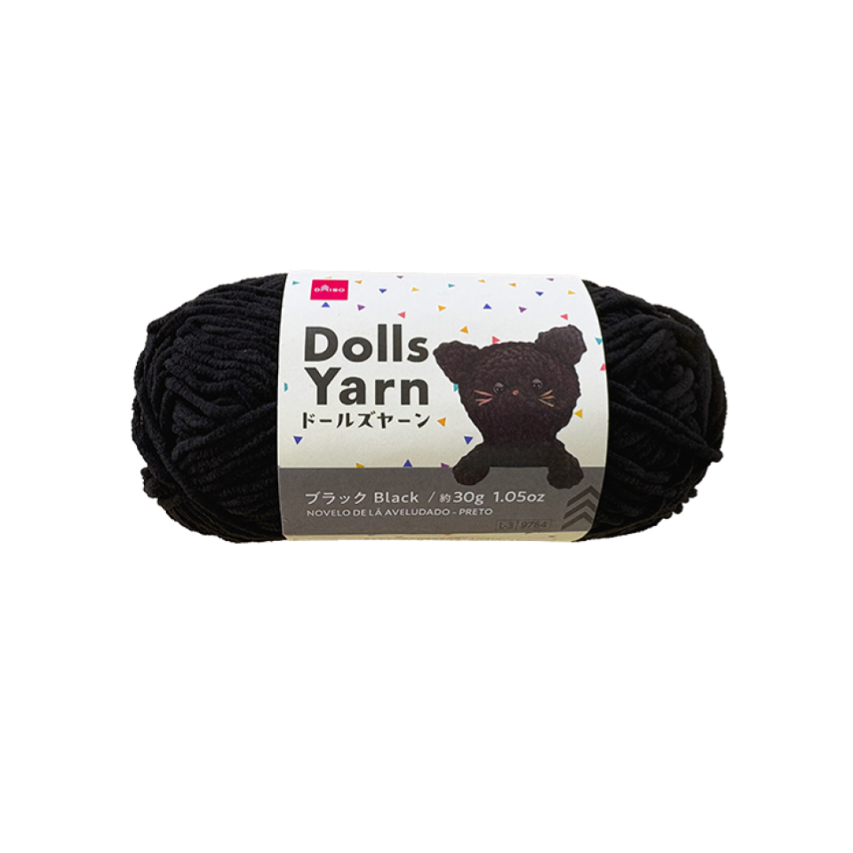 Dolls Yarn Black
