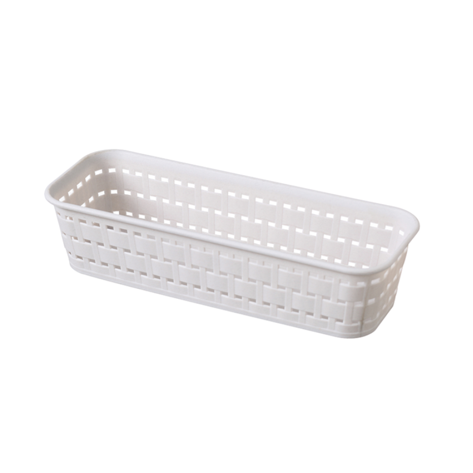 Wood Grain Storage Basket 25.2cm x 9.2cm x 6cm