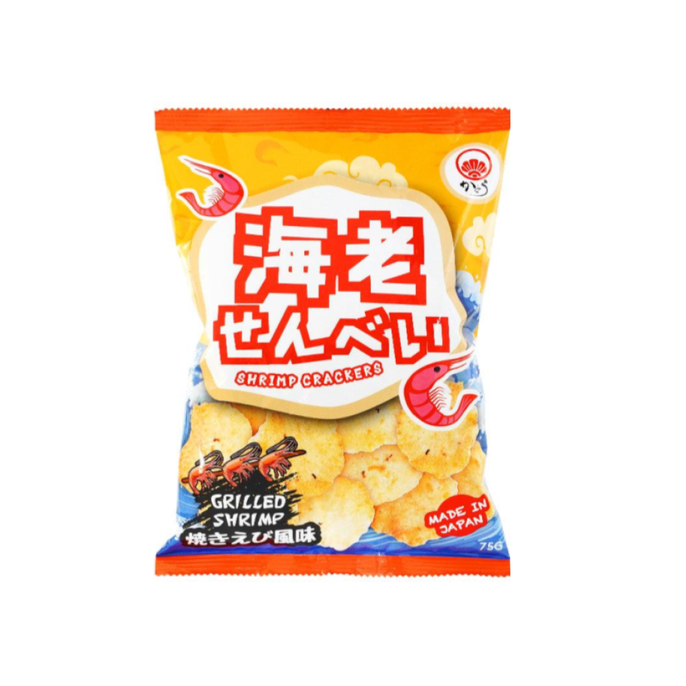 Shrimp Rice Cracker with Grilled Shrimp