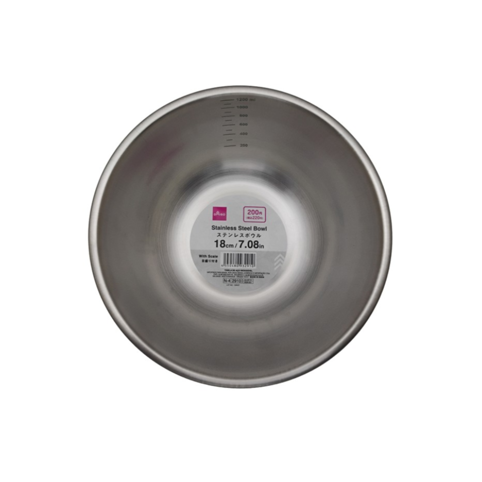 Stainless Steel Bowl 18cm
